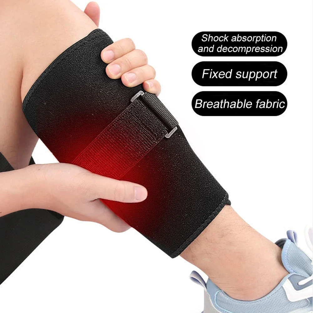 New Calf Braces for Men Women - Adjustable Shin Splints Support Wrap for Torn Calf Muscles, Lower Leg Compression Sleeves Guards