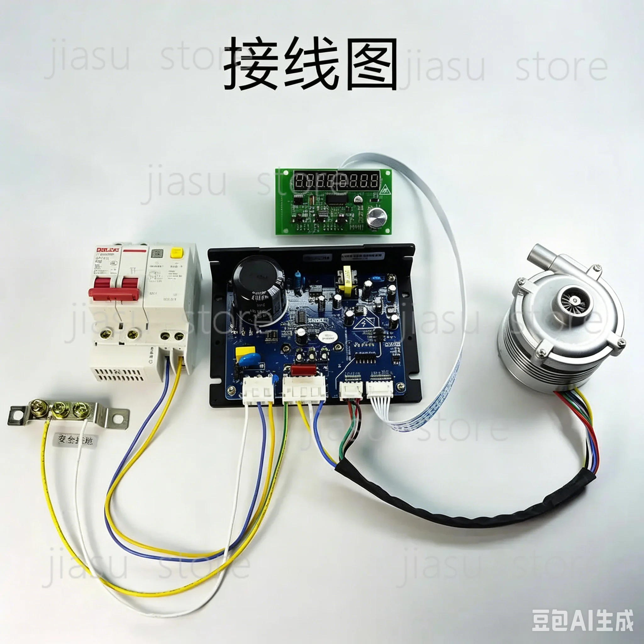 

Small DC Brushless Blower 80,000 Turn Minute Strong 220V24V Wind Pressure 50KPA All-aluminum Alloy