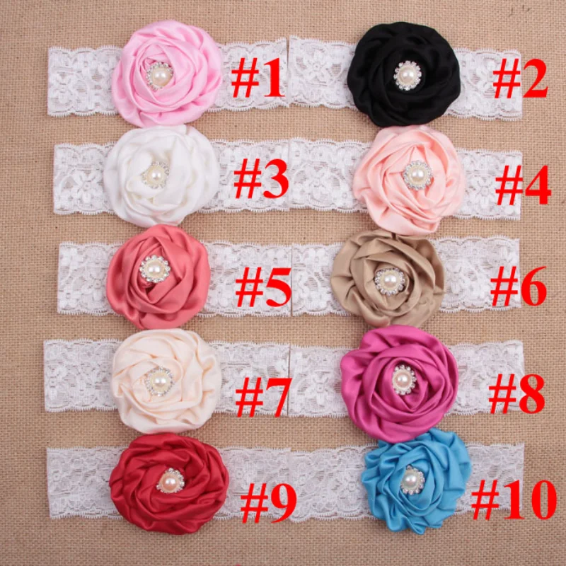 Hot Hair Accessories Europe and America Baby Headwear Lace Strap with Matte Cotton Children's Headband Baby Accessories