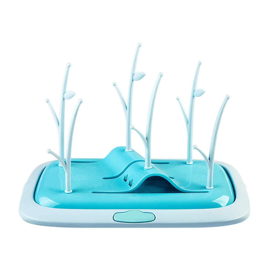 

Portable Baby Bottle Drying Rack Tree Branch Design For Breastfeeding Gear Sippy Cups Pacifiers Pump Parts Cup Draining Station