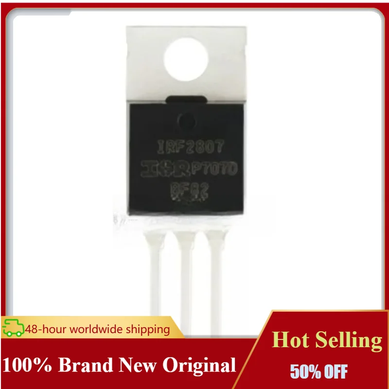 10-30PCS IRF2807PBF TO-220 N-Channel 75V/82A  MOSFET  Original Hot Seller