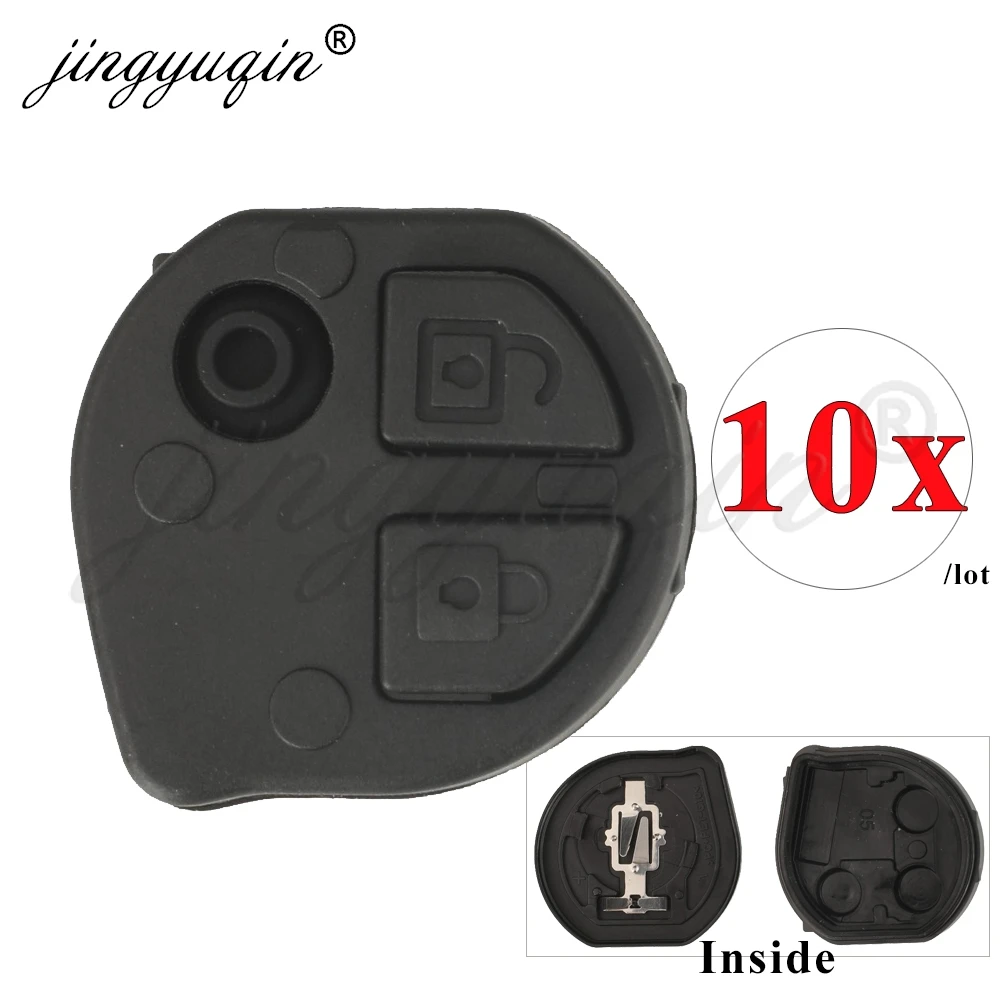 jingyuqin 10pcs 2Button Remote Inner Car Key Shell Case For Suzuki Swift Cultus Xcross SX Ignis Jimny Ertiga Baleno Ciaz