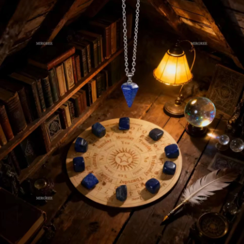 Wooden Zodiac Altar Message Board, Star and Sun Display Coaster, Divination Decision-making, Yoga Meditation Decoration