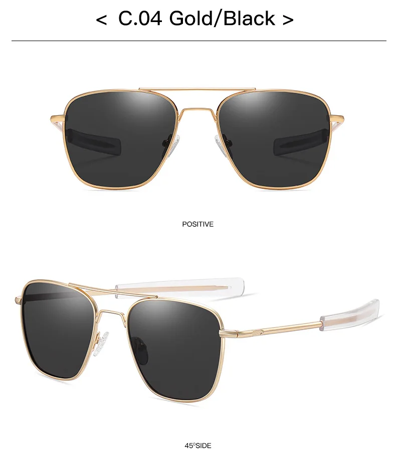 Retro Sonnenbrille Männer Metall Rahmen Polarisierte Objektiv Sonnenbrille Männliche Klassische Fahren Pilot Marke Design Anti-Glare Sonnenbrille UV400 – Detail 21