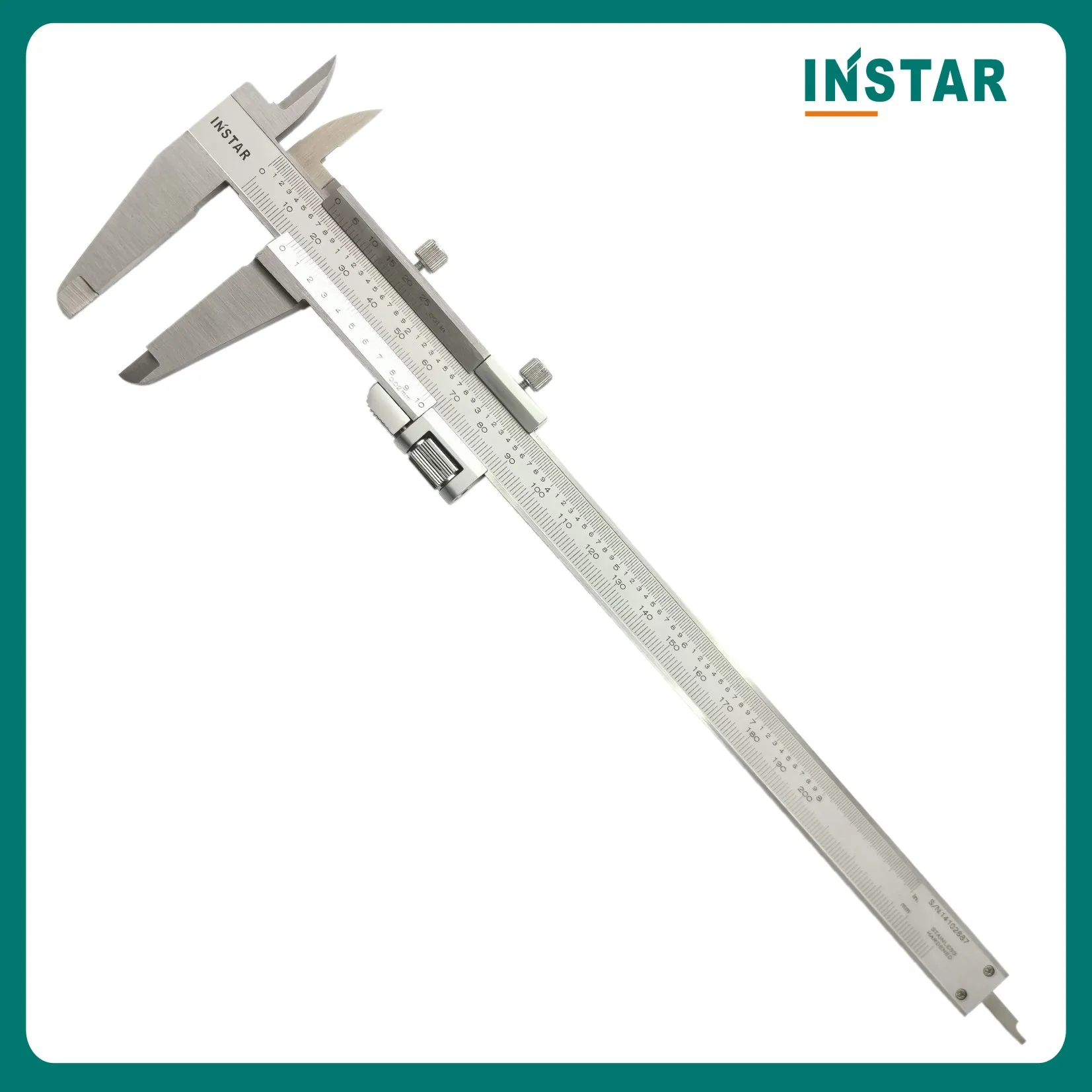 INSTAR Vernier Caliper Mono-Block Stainless Steel 150mm/6\