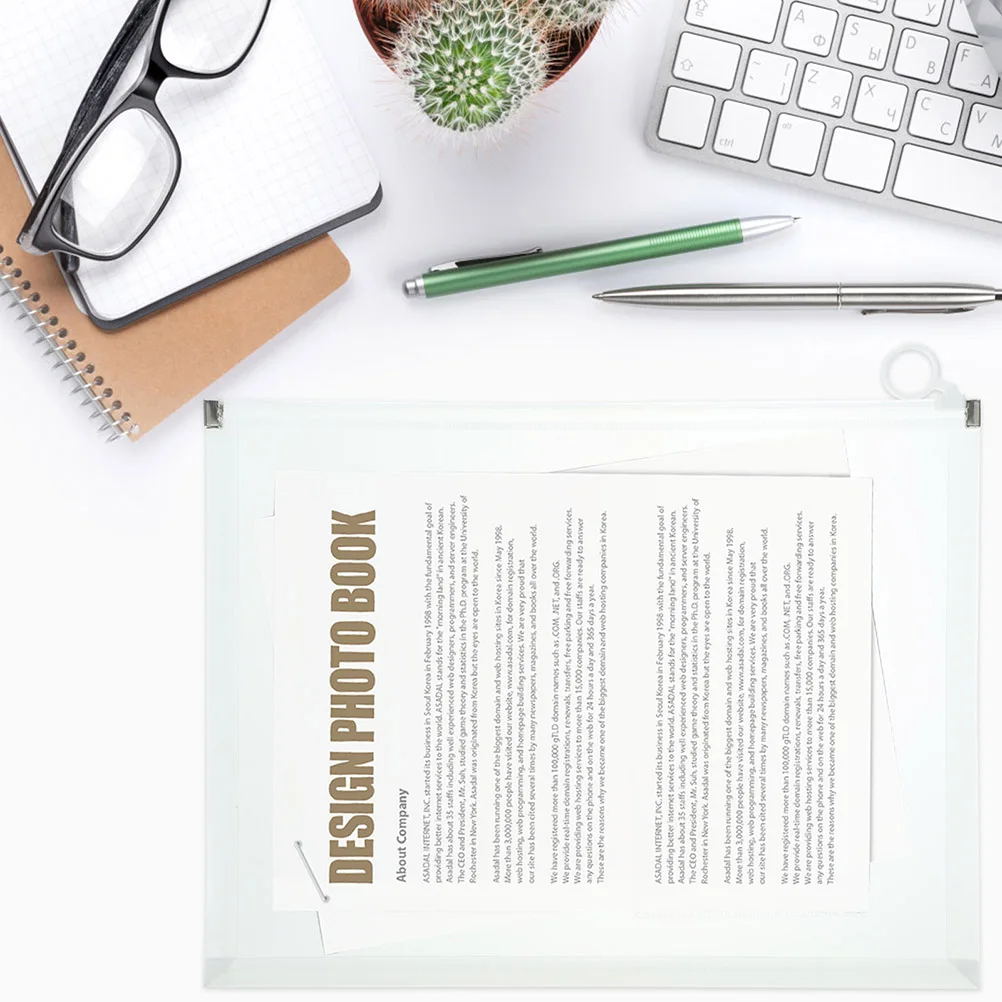 

File Holder Folder for School Pocket Folders Heavy Duty Hanging Storage Documents Plastic with Pockets