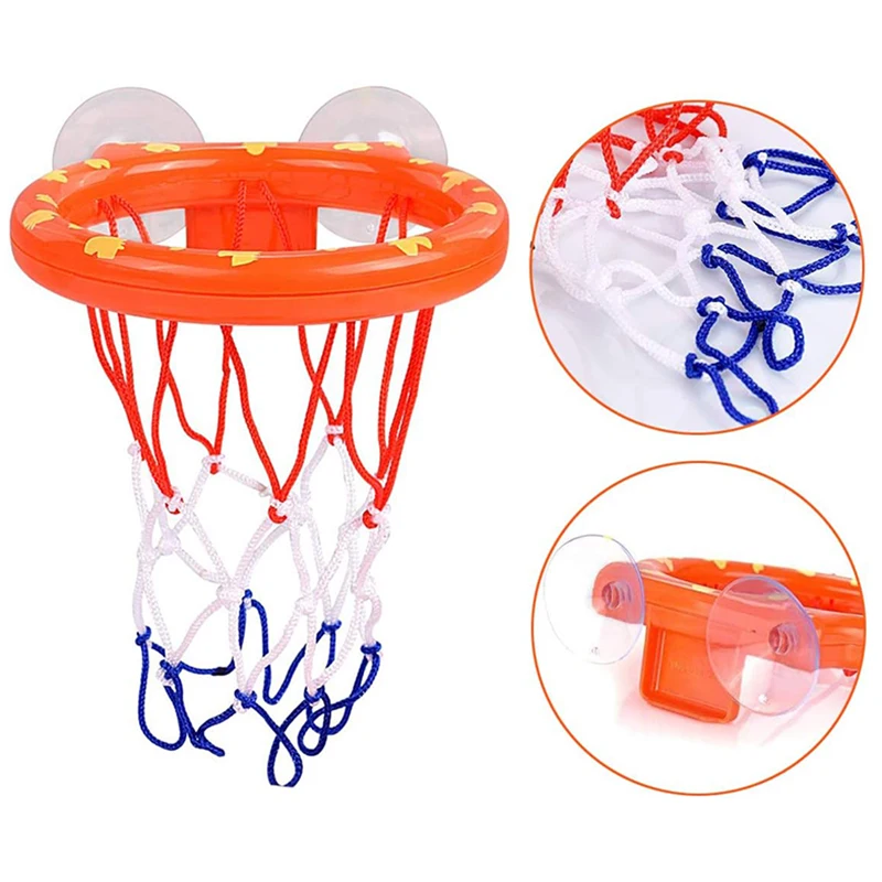 Kids\' Bath Basketball Hoop, Banheira Water Play Brinquedos, Brinquedo do banho do bebê, Criança, Ventosa do banheiro, Cesta de Tiro, Presente