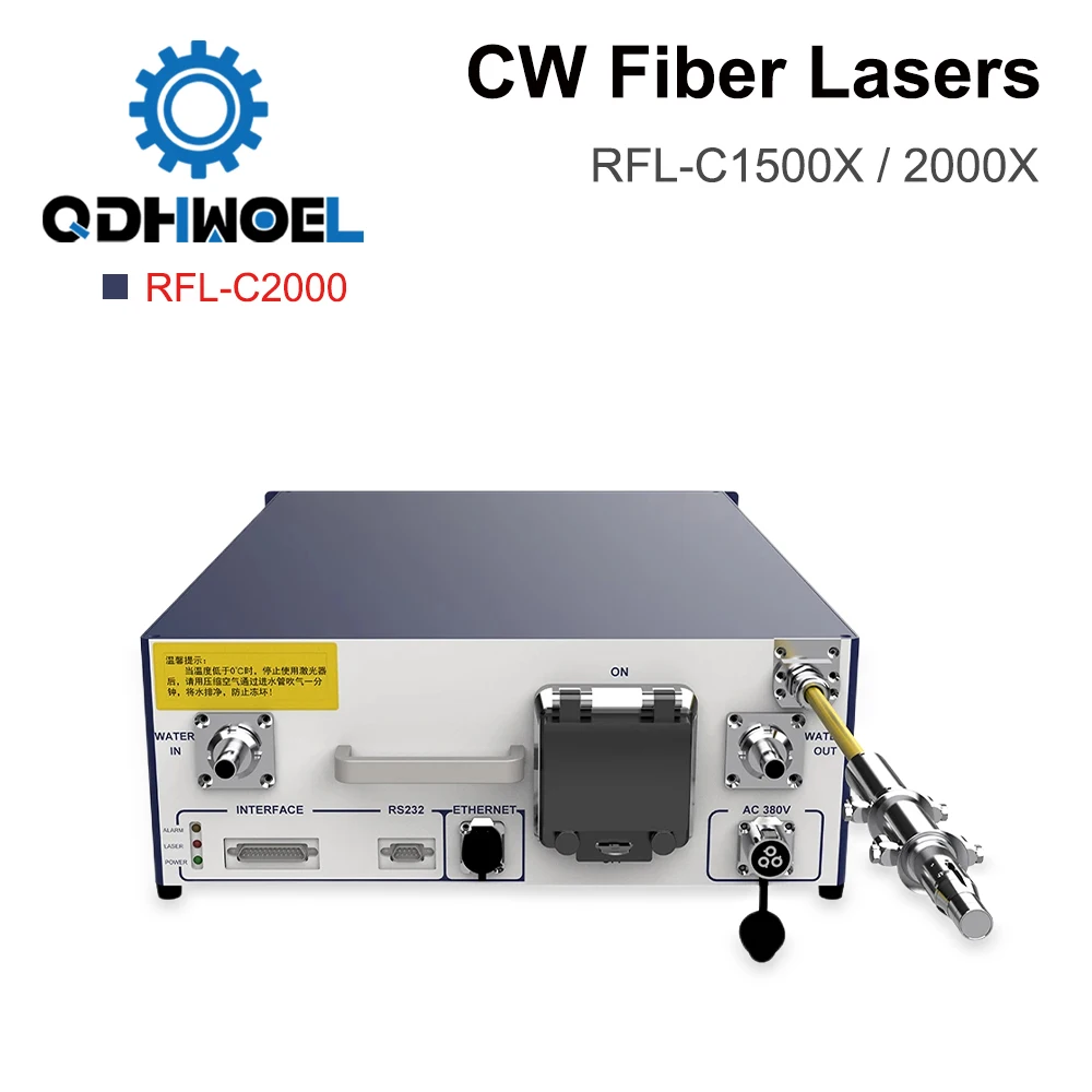 Raycus 1500W Fiber Laser Source RFL-C1500 RFL-C2000Single Module CW Laser for CNC Welding Cutting Machine 2 Years Warranty