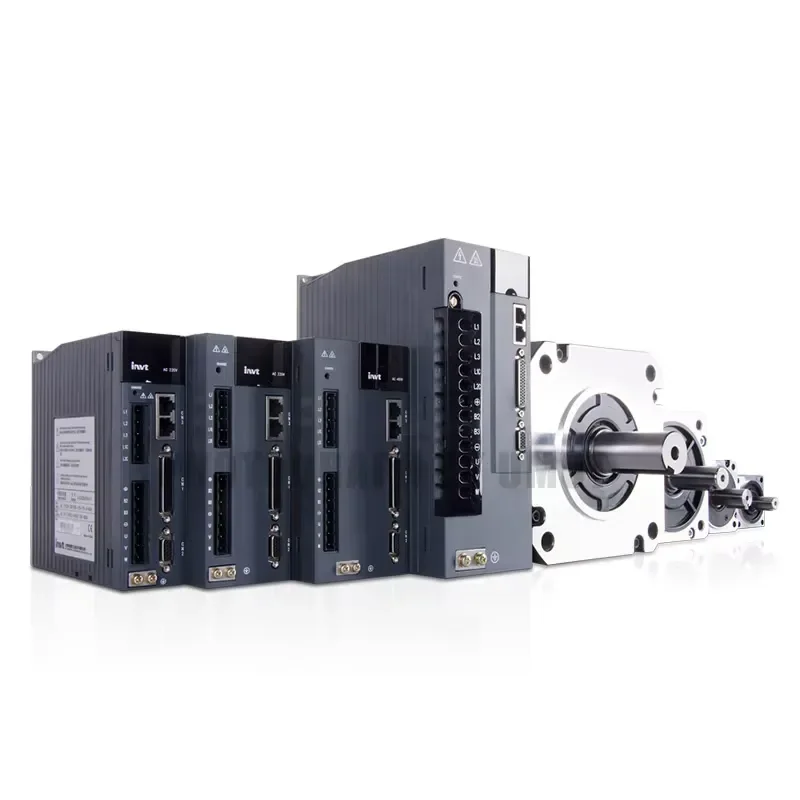 100W-750W 220V high torque sewing machine servo motor with Canopen/ethercat driver AC servo motor for numerical control IMM