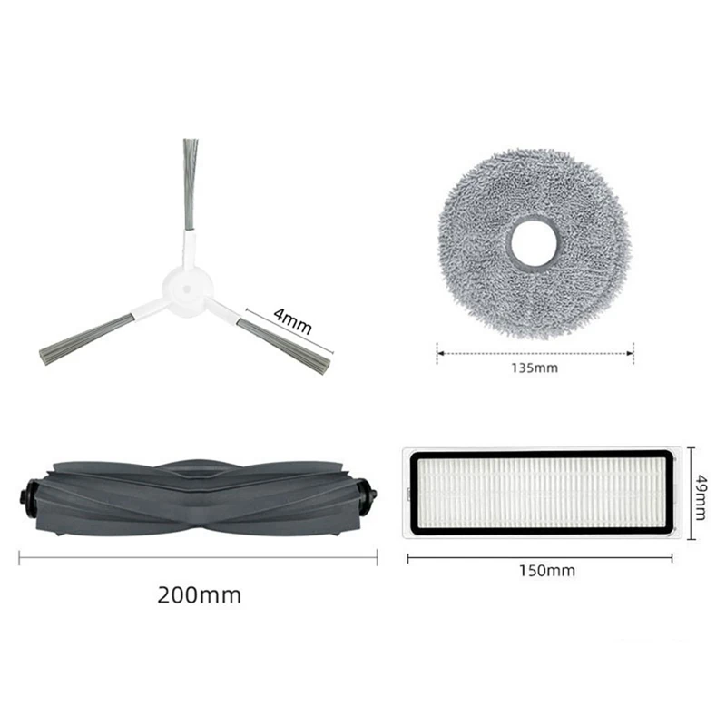 드림 L10S 울트라 S10 프로용 교체 부품, 샤오미 미지아 옴니 1S B101CN 로봇 X10 + 로봇 진공용 액세서리