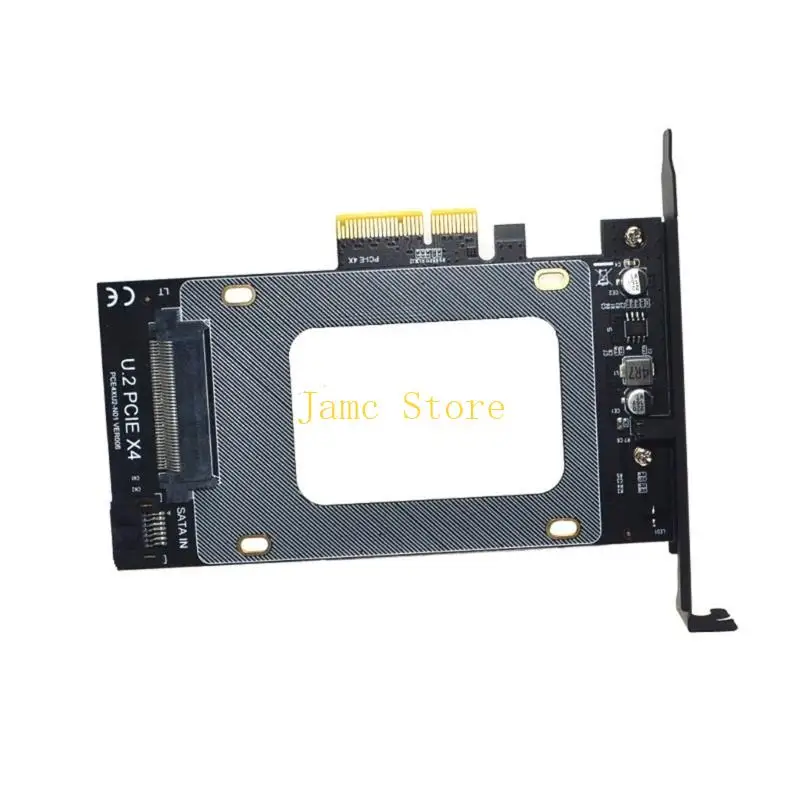 LX0B SFF-8639 to PCIe SSDs Adapter Card PCIE3.0 4X Expansion Card for 2.5inch SSDs Expansion Converter Replacement