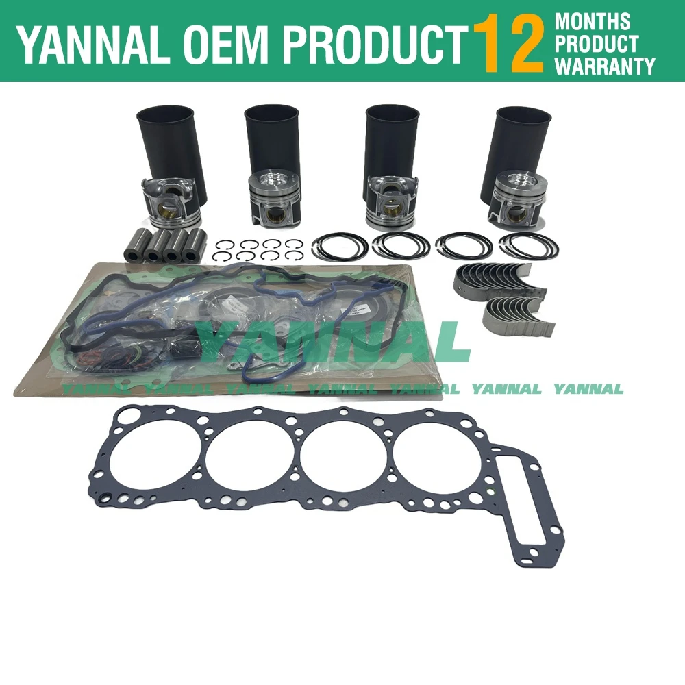 for Hino J05ET J05E Overhaul Rebuild Kit engine KOBELCO SK200-8 SK210 Excavator