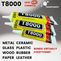 15/50/110ML Transparent T8000 Glue Clear Phone Repair Jewelry Craft Fiber Electronic Component Contact Adhesive T-8000 Sealant