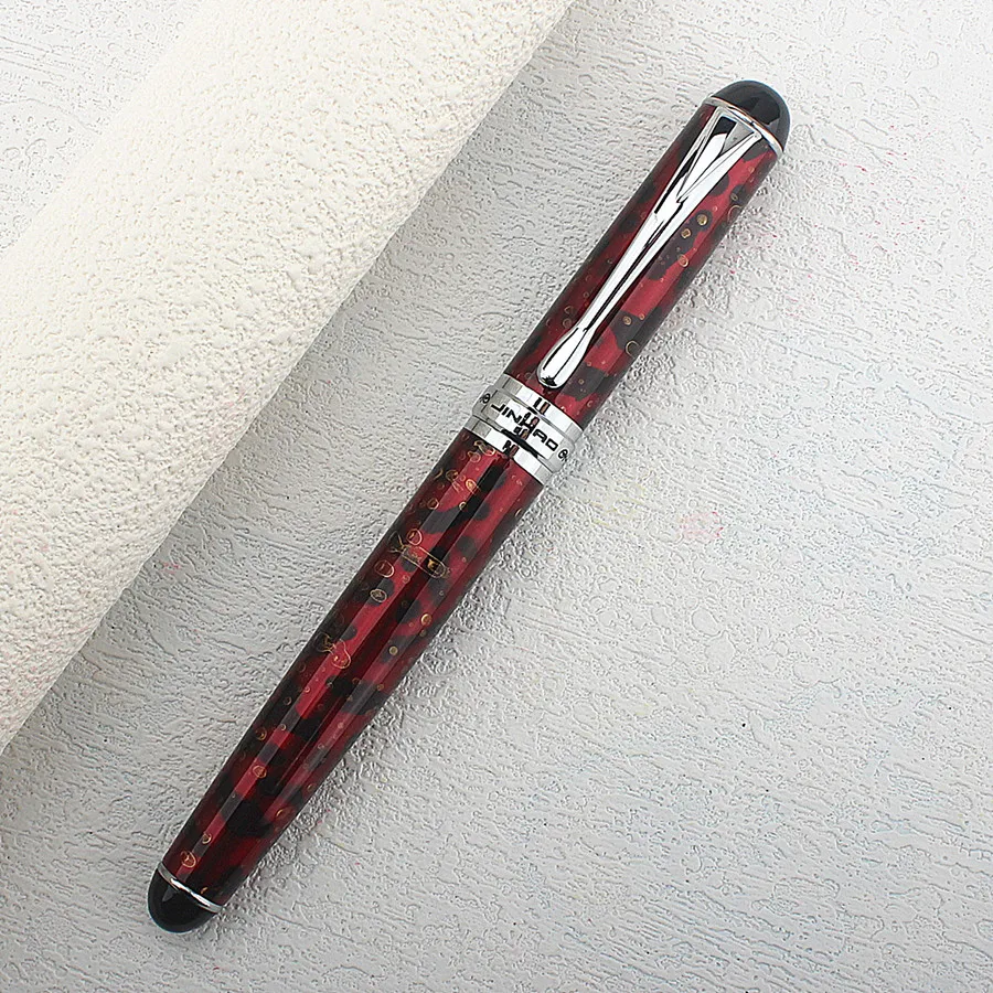 JINHAO 750 ручка, принадлежности для письма для бизнеса, серая шариковая гелевая ручка 0,7 мм, шахматная шариковая ручка, роскошные черные чернила