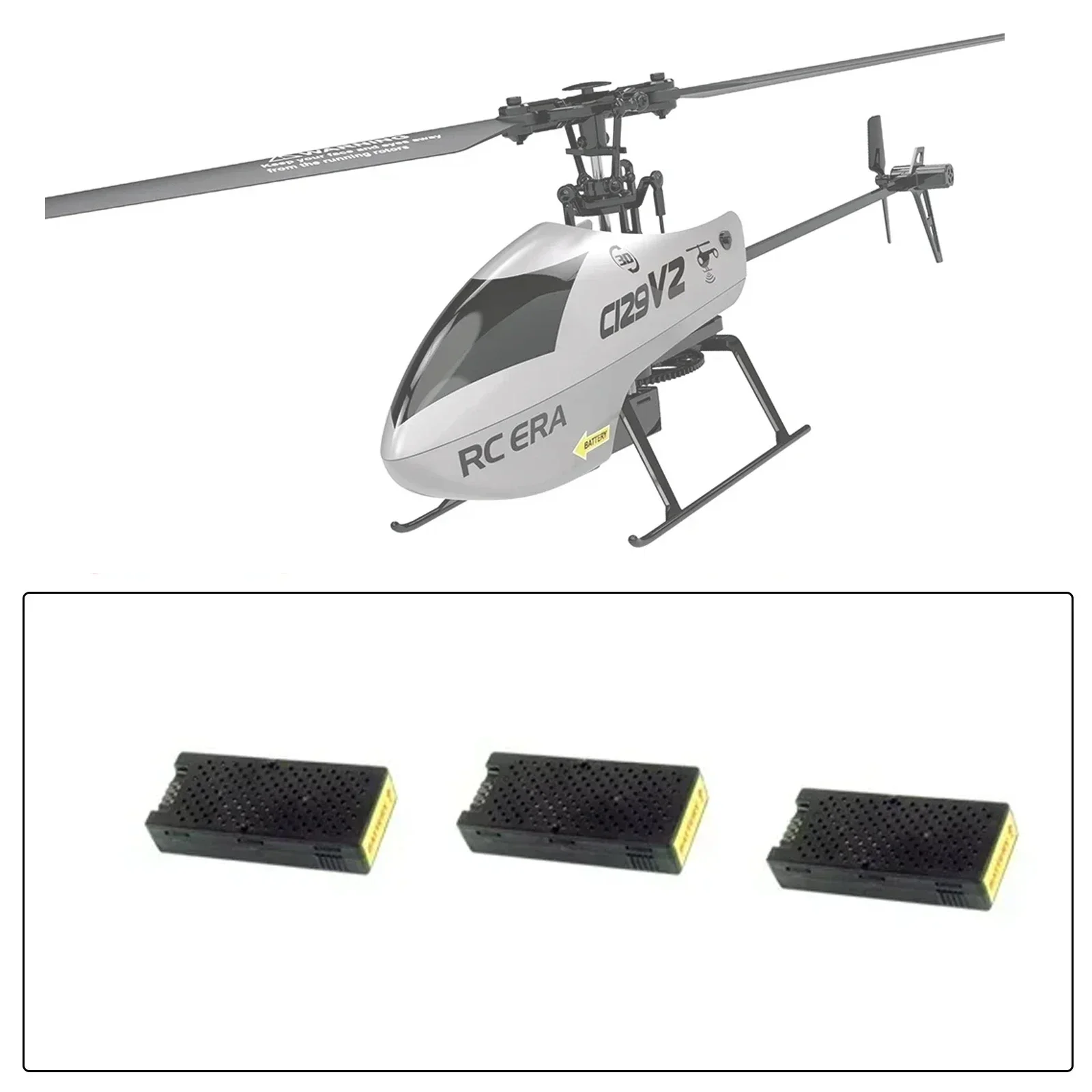 

Литий-полимерный аккумулятор 3,7 В, 350 мАч для RC EAR C129 / C129 V2, запчасти для радиоуправляемых вертолетов, аксессуары C129V2