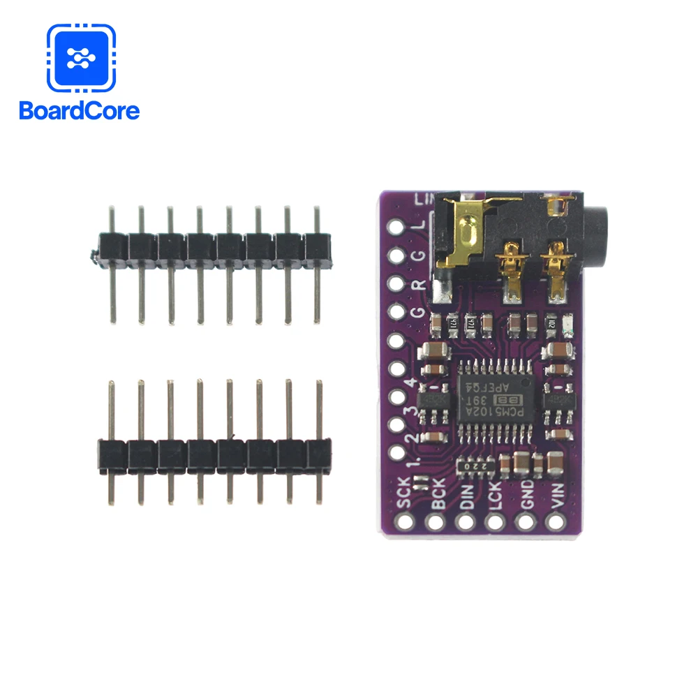 1/2pcs PCM5102 I2s Dac Module GY-PCM5102 I2S Player Module for Raspberry Pi PHAT Format Board Digital PCM5102A Audio Board