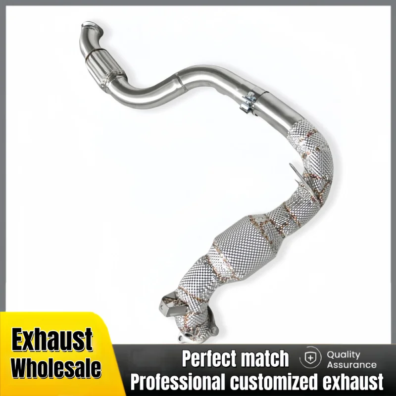 

Exhaust Downpipe Header for Mercedes Benz GLA200 1.6T (X156) 2013-2016 SS304 Car Performance Exhaust Pipes Catalytic Converter