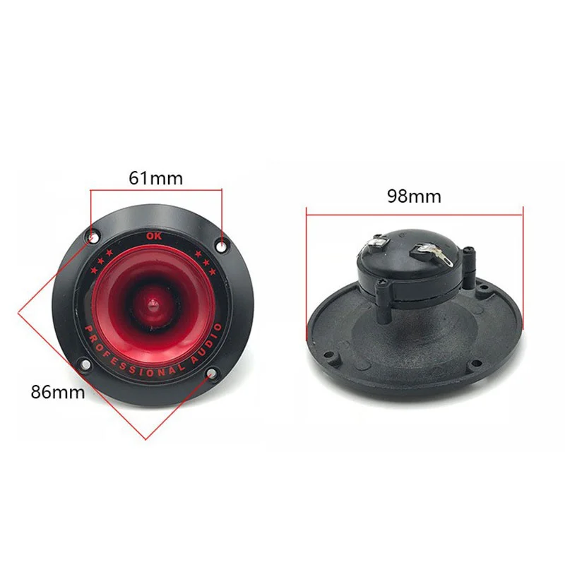 2/4Pcs 3 Inch Piezoelectric Tweeter Audio Speaker Treble Ceramic Piezo Loudspeaker for Hi-Fi System Car Audio - Image 6
