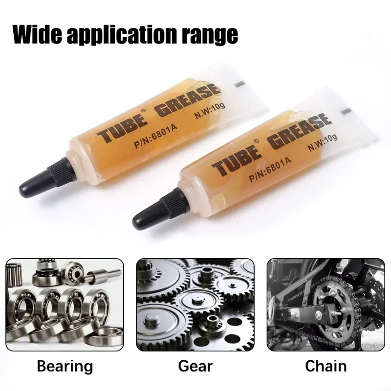 10g Bearing Gear Chain Grease Professional Machinery Gear Grease Bearing Oil Bicycle Wheel Lubricant Plastic Silicone Grease