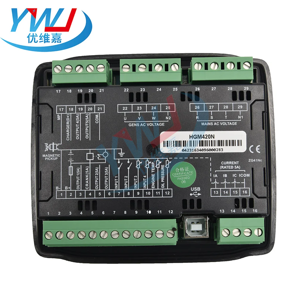 Original Smartgen Gensets Controller HGM420N AMF diesel generator set Control Module Board HGM420 LCD display control panel