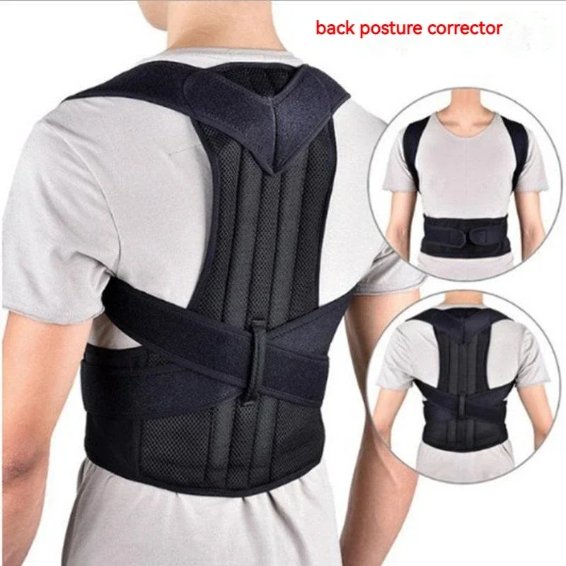 Back Support Posture Corrector Belt Adjustable Shoulder Clavicle Spine Support Belt Reshape Your Body Lumbar Brace Back Trainer