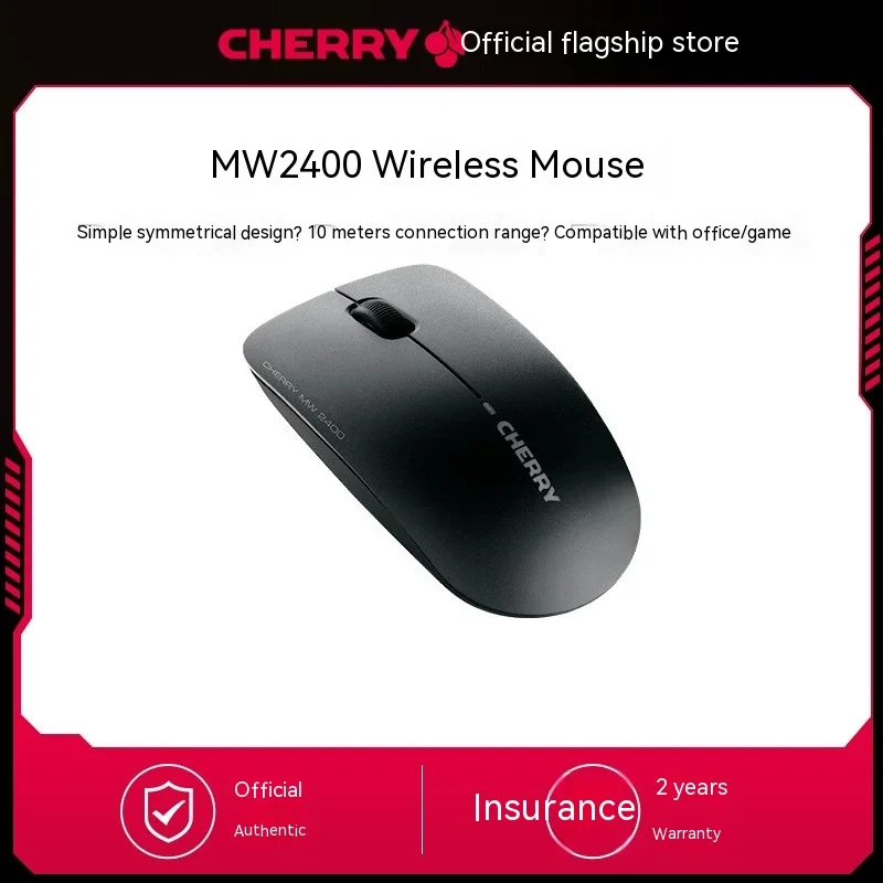 

Cherry Wireless Mouse 2.4ghz Optical Mice 1200dpi Gamer Office Quiet Mouse Ergonomic Design Mice With Usb Receiver For Pc Laptop