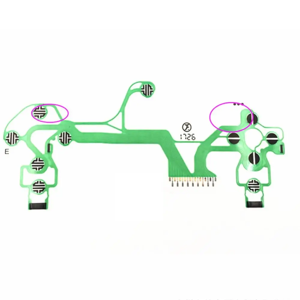 

Кабель-кнопка для аксессуаров, токопроводящая пленка для игрового контроллера PS4, проводка для токопроводящей пленки контроллера