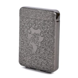 Metal Cigarette Case Vintage Cigarette Holder Box King Size Portable Pack 16pcs Regular Size Unique Gifts for Women Men Smoker