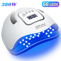 UV LED Nail Lamp 120W Nail Dryer with 4 Timer Settings Quick Drying 36 LEDs UV Cabine Lamp for Curing All Nails Gel Nail Art