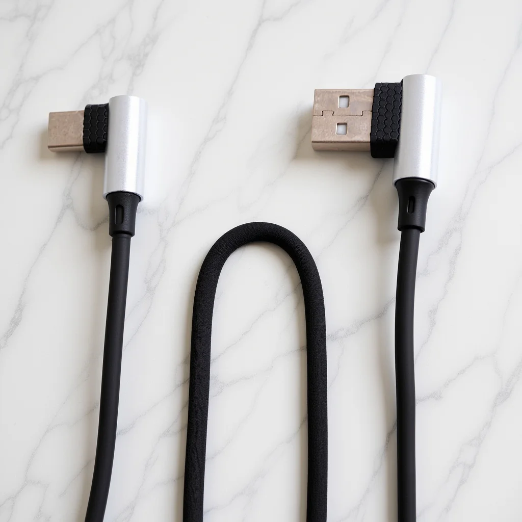 

1M USB C Cable 2.5a Fast Data Transfer Flexible Tpe Cord for Type-C Devices