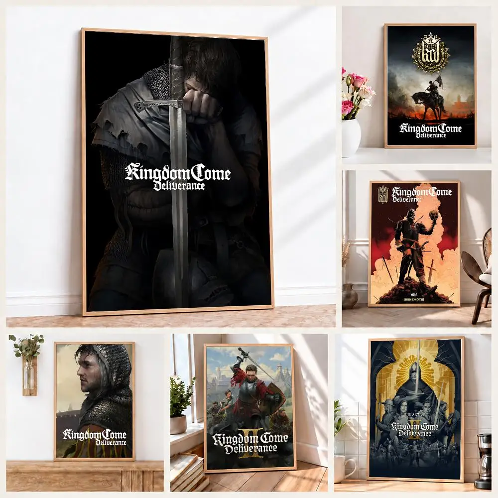 RPG Game K-Kingdom C-Come D-Deliverance Poster Wall Art Print Sticker for Bedroom Living Room Dorm Office Modern Home Decor