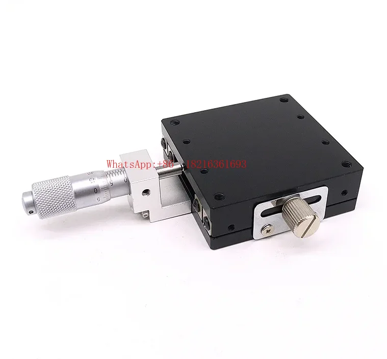 Optical Precision Horizontal Movement Fine Adjustment Parallelism Positioning Slider X-axis Manual Translation Table