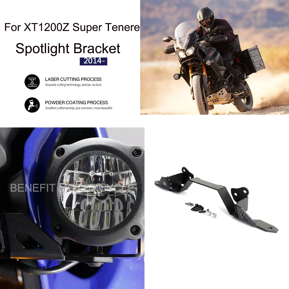 Motorcycle Fog Lamp Spotlight Auxiliary Bracket Accessories Spot Light Support For Yamaha XT1200Z Super Tenere 1200 XTZ 2014-