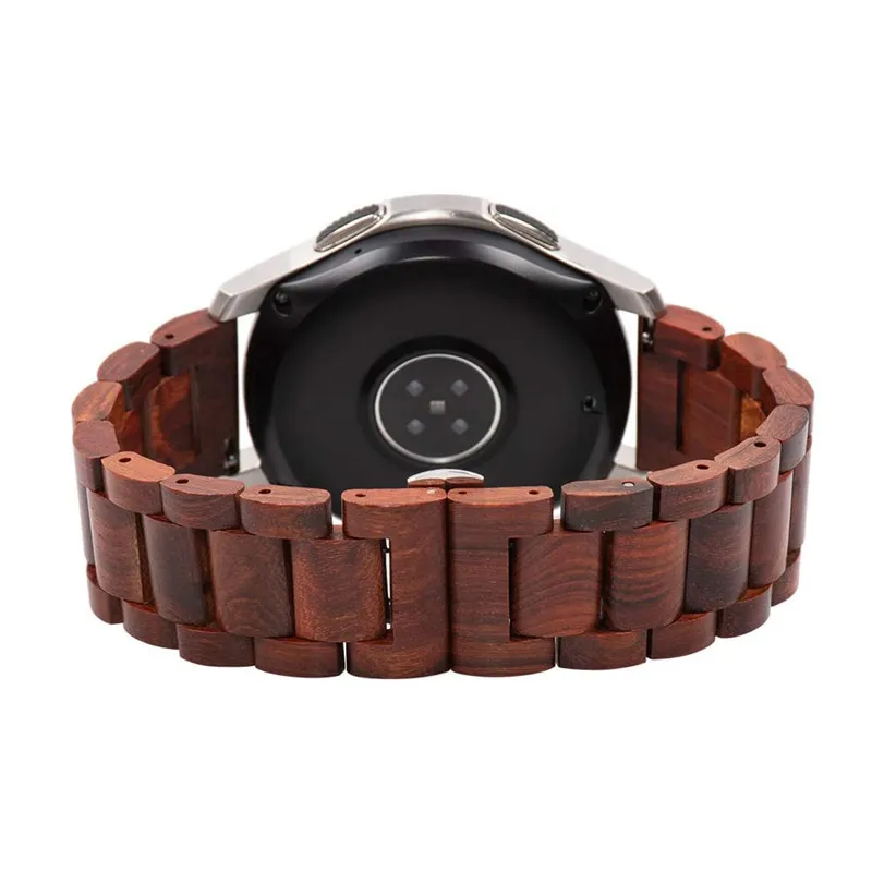 Bracelet de montre en bois pour Huawei Watch, bracelet en bois pour Samsung Galaxy Watch Gear Ltd, S3 3 41, 42mm, 4mm, 40mm, 44mm, 20mm, 22mm