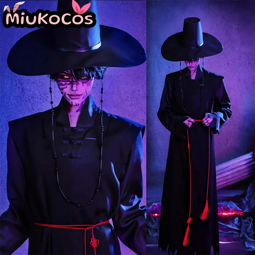 在庫あり Saja ボーイズジヌベビーアビーロマンスミステリー黒歌うコスプレ衣装 MiuKoCosplay アニメ KPop デーモンハンターコスプレ