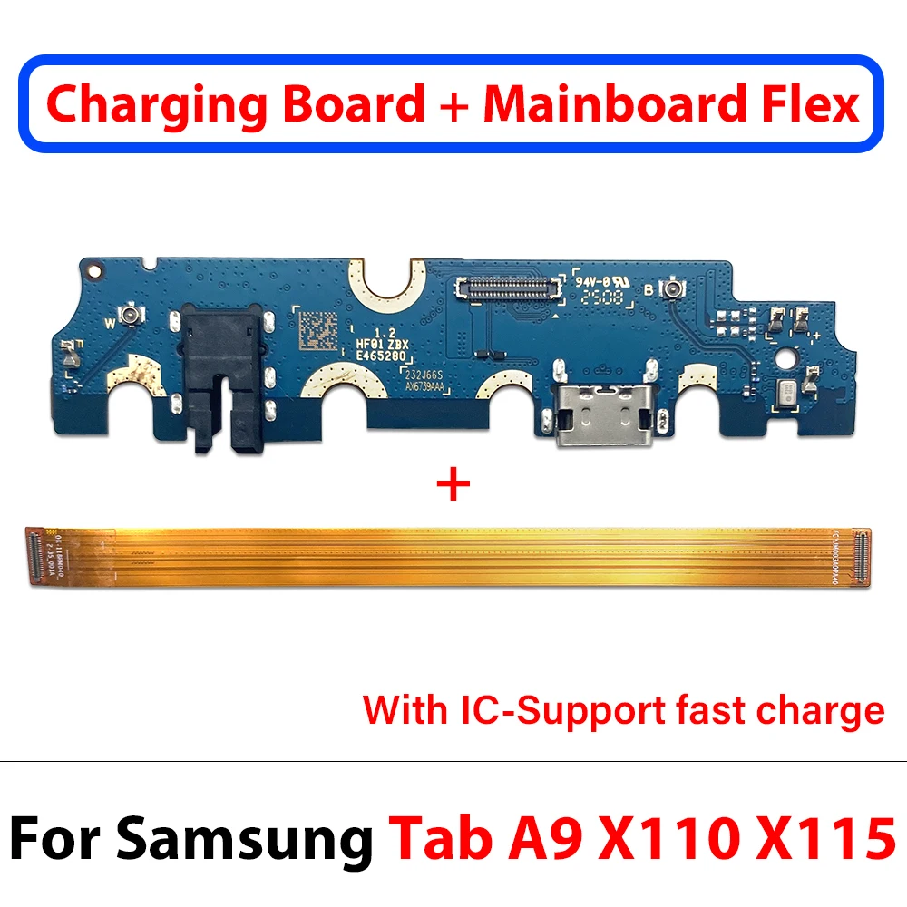 NEW USB Charging Dock Charger Plug Connector Motherboard Board Main Flex Cable For Samsung Tab A9 X110 X115 image 2