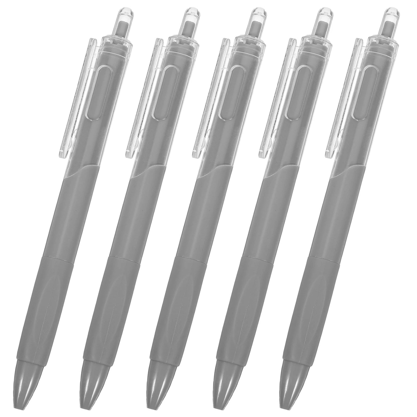 

5 Pcs Gel Pen Nice Ballpoint Pens Retractable Office Supplies for School Plastic