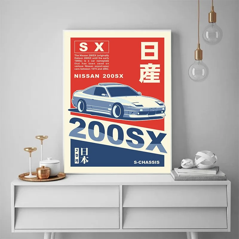 Minimalist JDM Car Poster Mode - Home Office Marketing avaliação e preço
