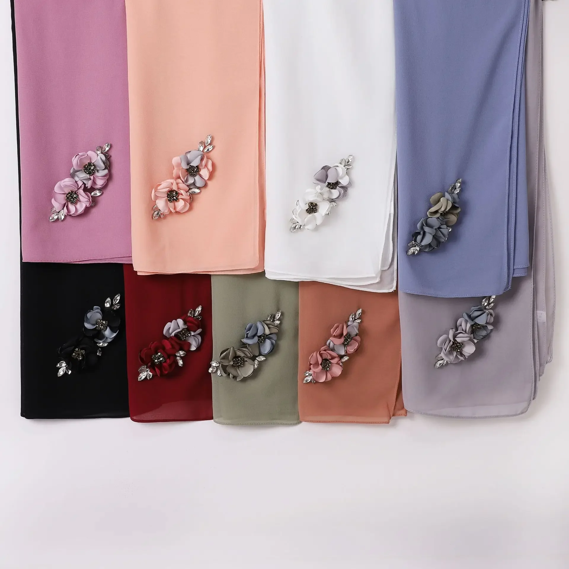 Muslimischer Hijab-Turban für Damen, islamische Stolen, langer Schal, hochwertige Schals, Kopfwickel, Tücher, Bandanas, Bufanda, Foulard, Turbante
