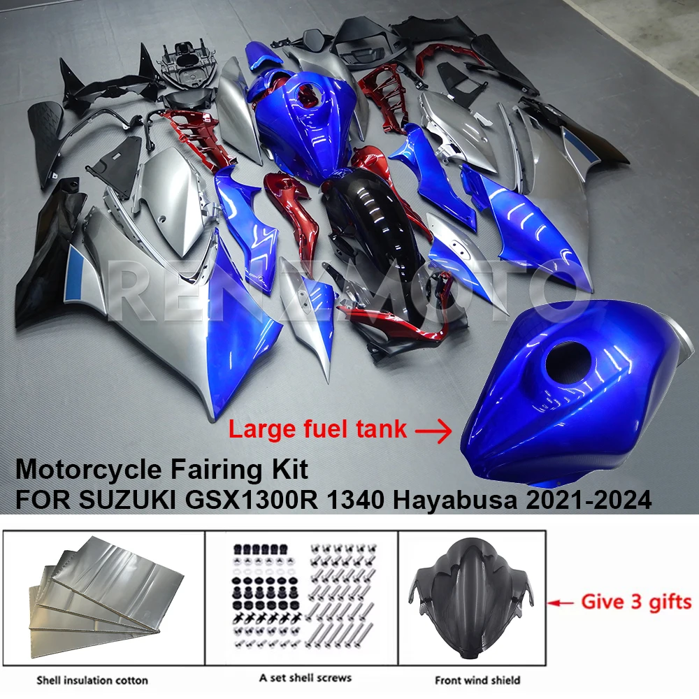 

Motorcycle Shell Fairing Set Body Kit Decoration Plastic Guard Plate For SUZUKI GSX1300R 1340 Hayabusa 2021-2024 S1321-106a