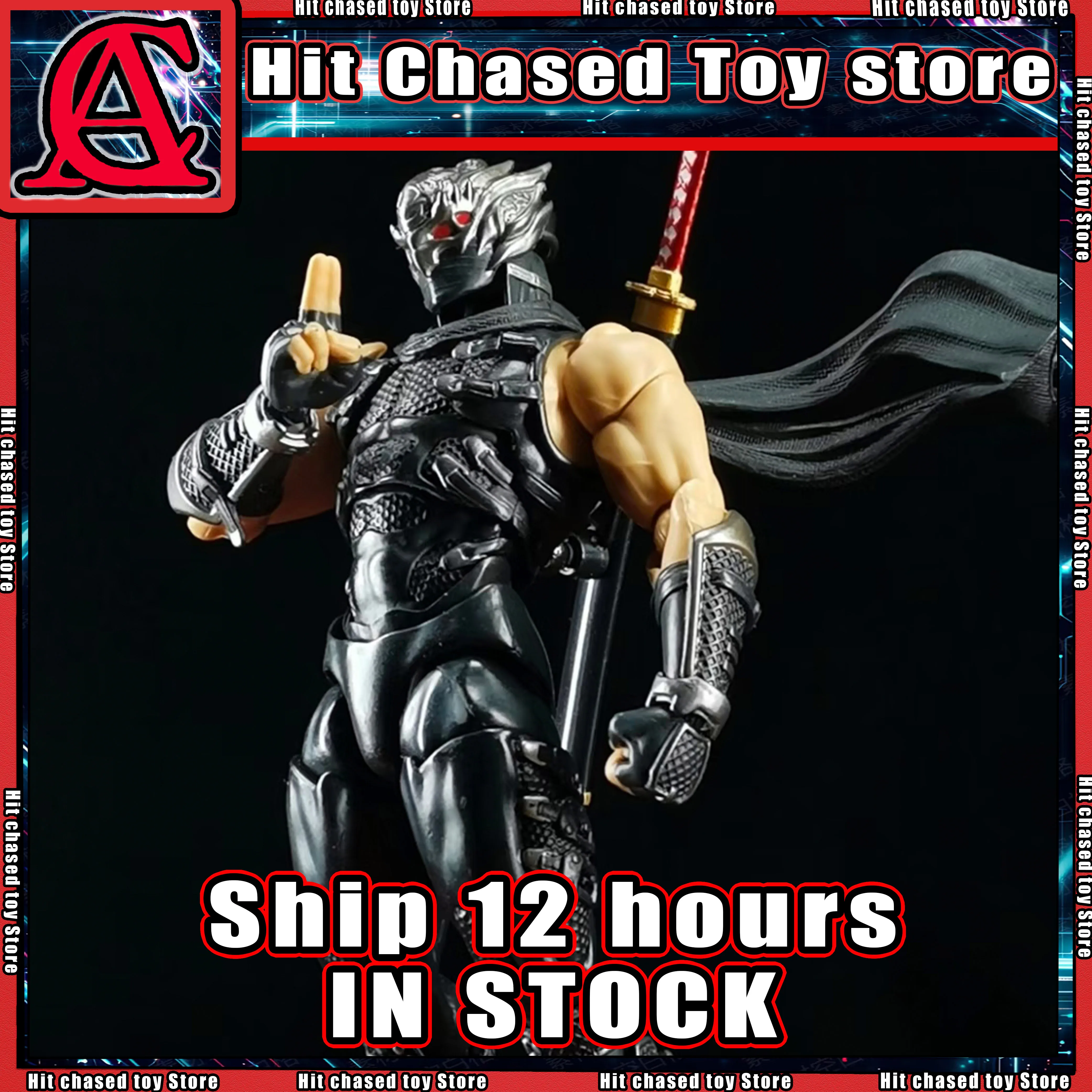 Hot Ryu Hayabusa Ac Factory Toys Action Figure Ninja Gaiden Kaiyodo Revoltech Yamaguchi Figurine Model Ko Statue Kids Gifts Toys