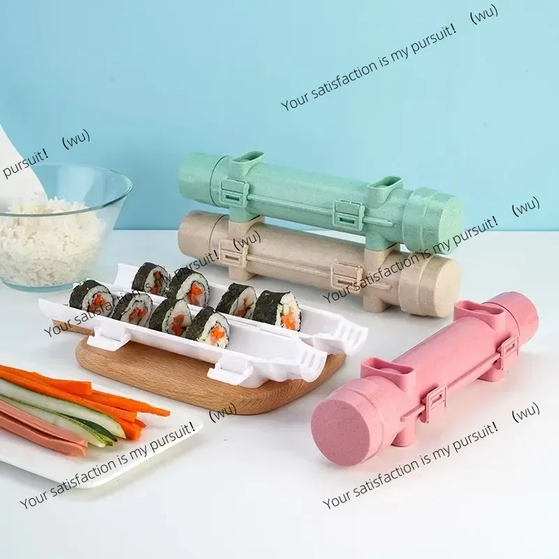 

DIY Cylinder Maker Quick Sushi Bazooka Onigiri Mould, Kitchen Bento Accessories