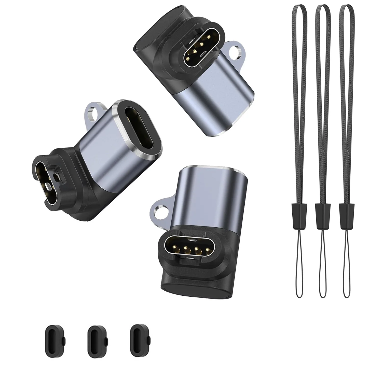 Metal adapter for Garmin watch, compatible with Approach S10, S12, S40, S42(with black dust plug)