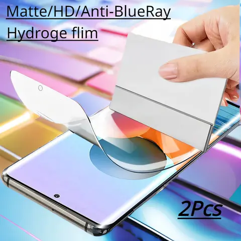 2 pièces pour itel S23 Plus S23 + P55 5G P40 A60S A60 mat HD clair TPU Hydrogel couverture complète Film de protection d'écran souple (pas du verre)