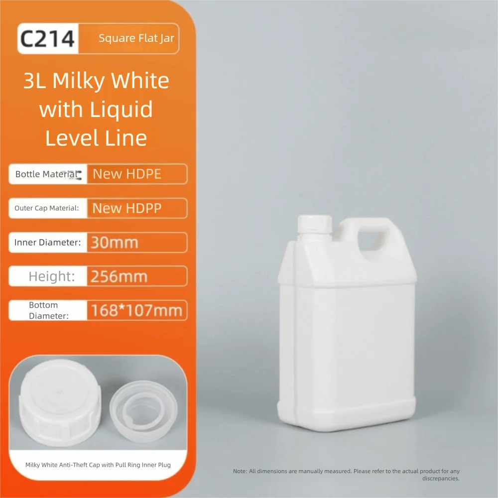 

1/2/3/4/5/6/10L Plastic Airtight Bottle Food Grade with Lid Storage Container Sealed Large-Capacity HDPE Bucket Cleaning Essence