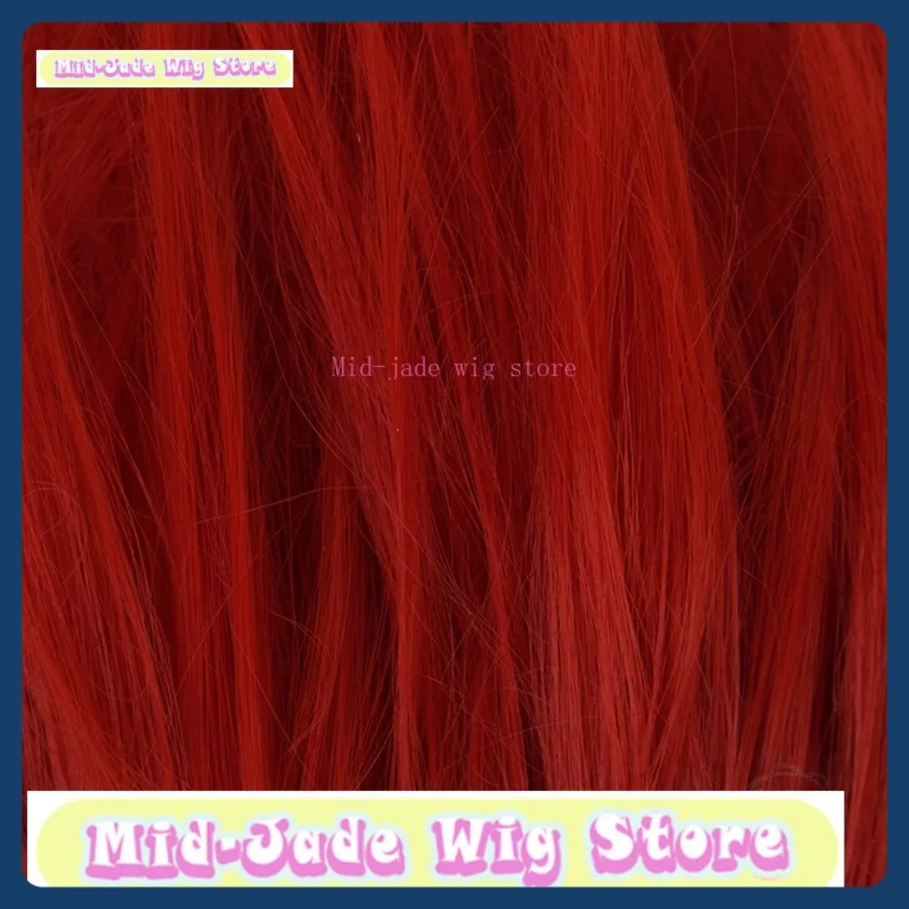 Mid-Jade Wig Store My Hero Academia Kirishima Eijiro Wig Cosplay Permainan Anime Kostum Bermain Peran Alat Peraga Kostum Halloween Synthet
