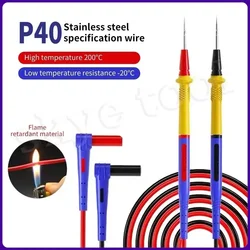 MECHANIC RP4 Multimeter Pen 1000V 20A Stainless Steel Digital Multimeter Ultra Fine Point Needle Soft Test Probe P40
