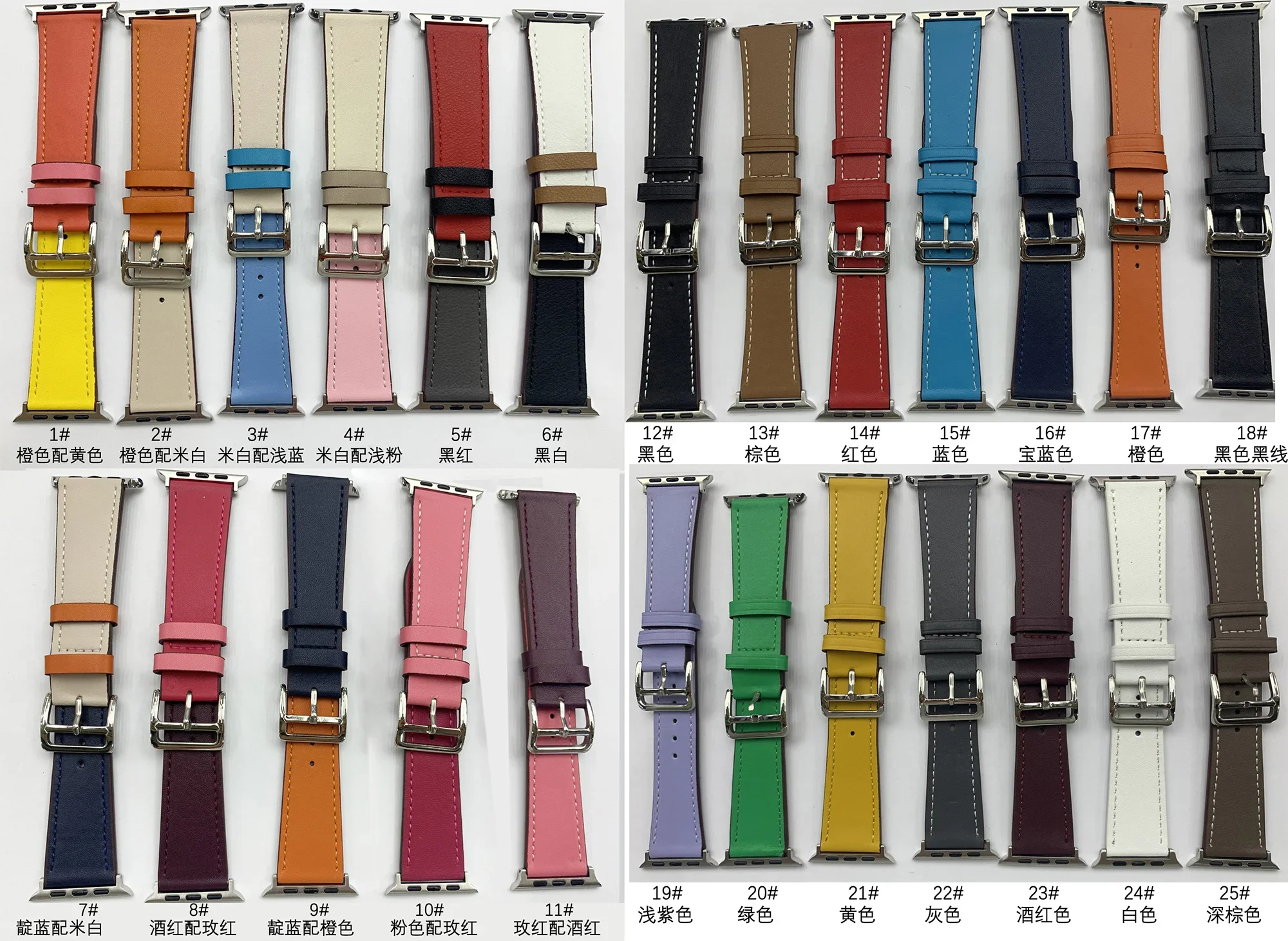 Кожаный ремешок для Apple Watch Ultra 8 7 6 5 4 SE 49 мм 45 мм 41 мм 44 мм 40 мм Браслет-браслет для iWatch Series 3 42 мм Ремень