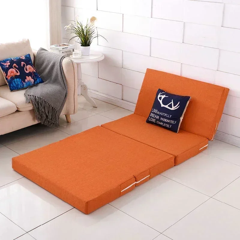 Foldable Sponge Mattresses Single Bed Furniture Memory Foam Folding Mattress for Office Lunch Break Simple Mat Tatami Yoga Pad