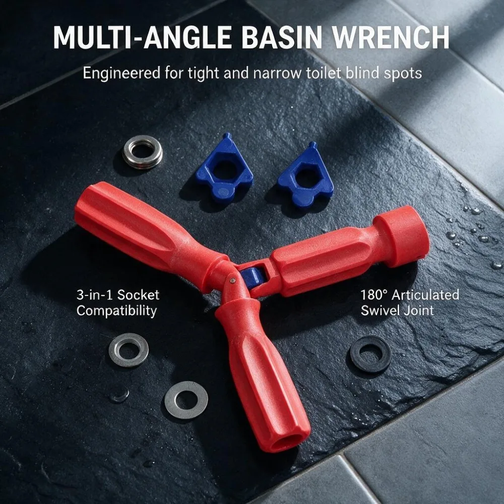 Universal for Toilet Seat Repair Wrench Easy Loosening Toilet Seat Installation Wrench Spanner Professional